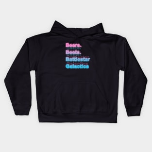 Bears. Beets. Battlestar Galactica Kids Hoodie